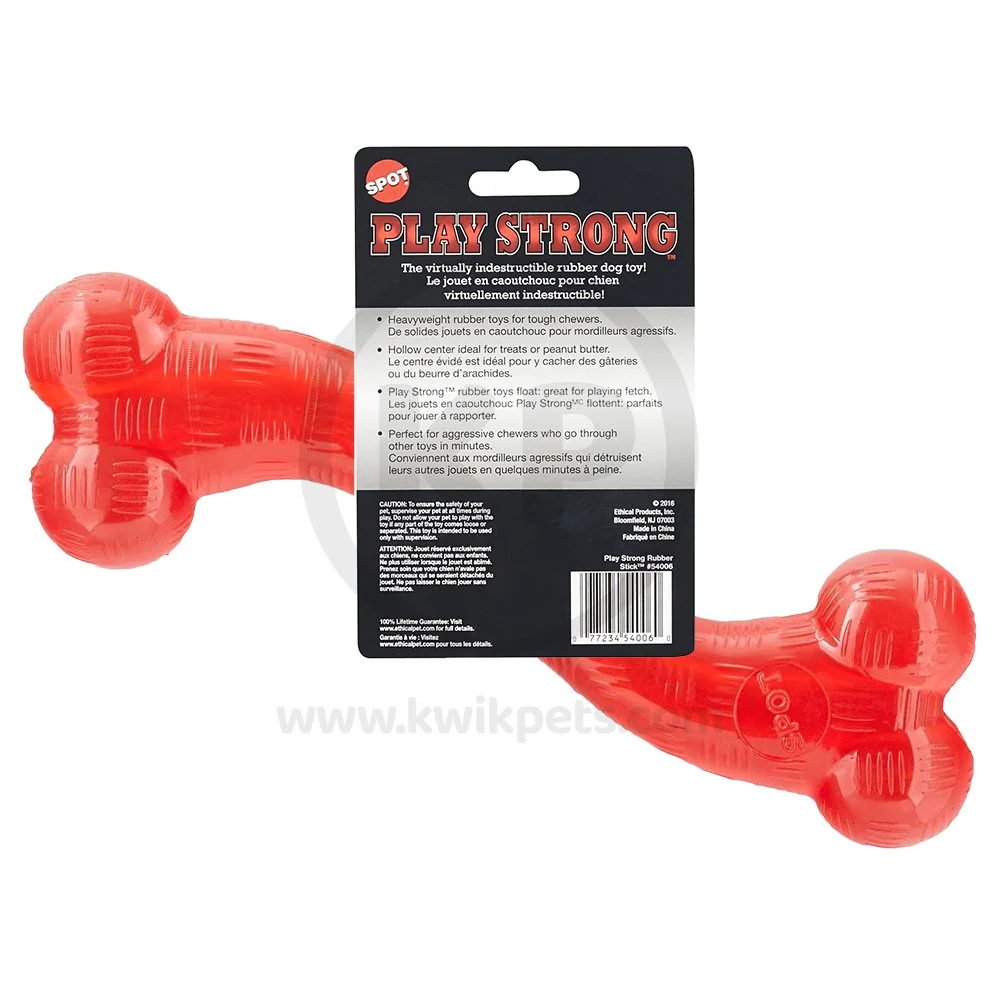 Spot Play Strong Dog Toy Stick 12-in - Image 2