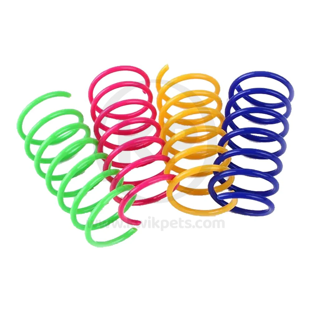 Spot Wide Colorful Springs Cat Toy Assorted 10 Count 2-in - Image 5