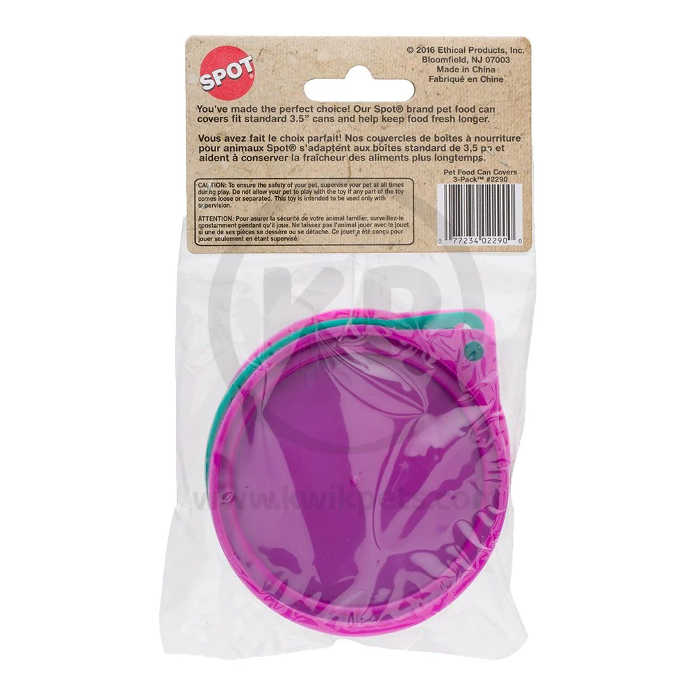 Spot Pet Food Can Covers Assorted 3 Count 3.5-in - Image 2