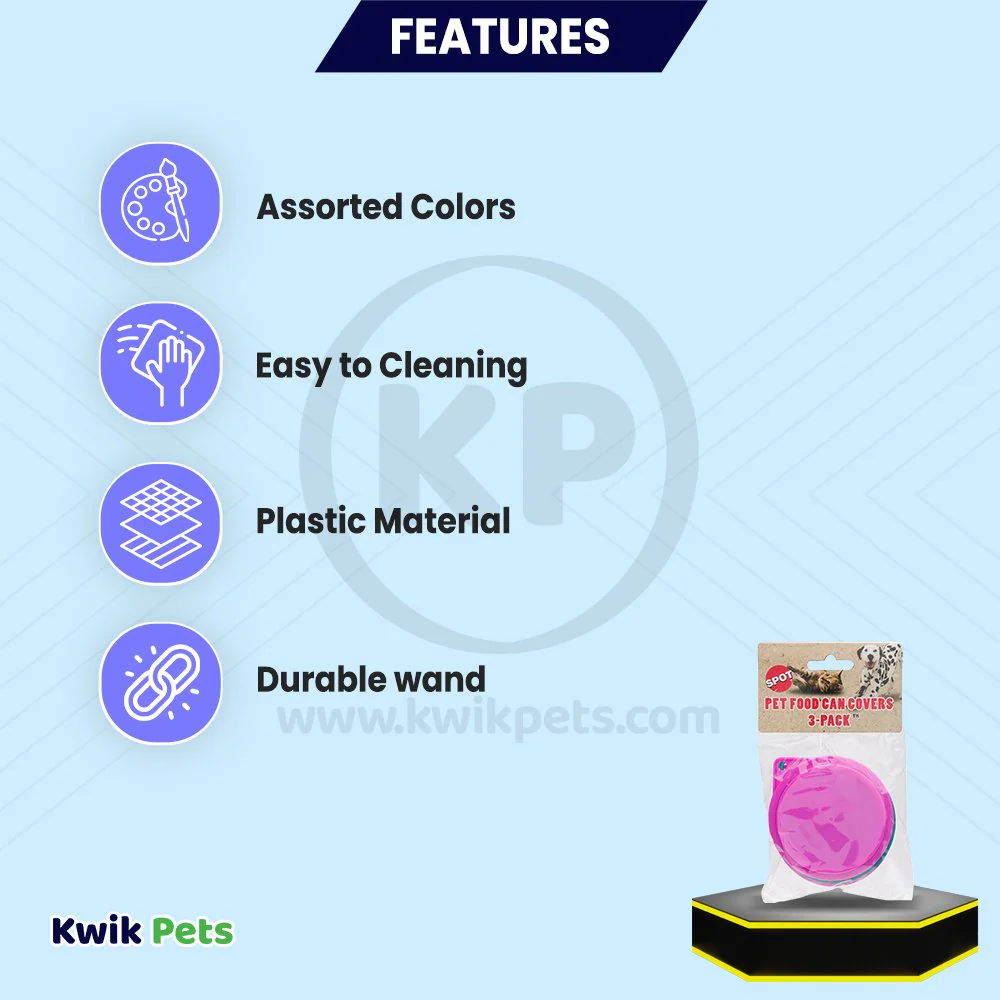 Spot Pet Food Can Covers Assorted 3 Count 3.5-in - Image 3