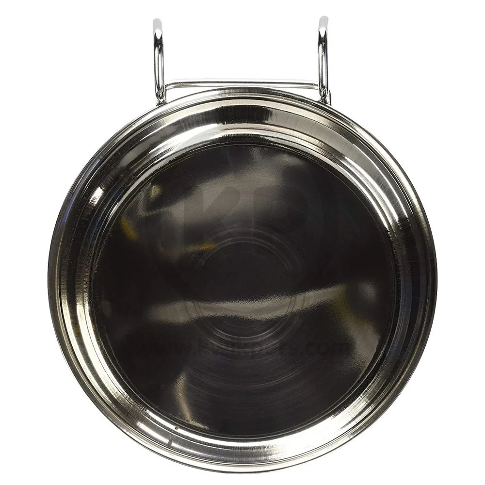 Spot Stainless Steel Coop Cup with Wire Hanger for Dogs, Cats, Birds & Small Pets 30-oz - Image 4