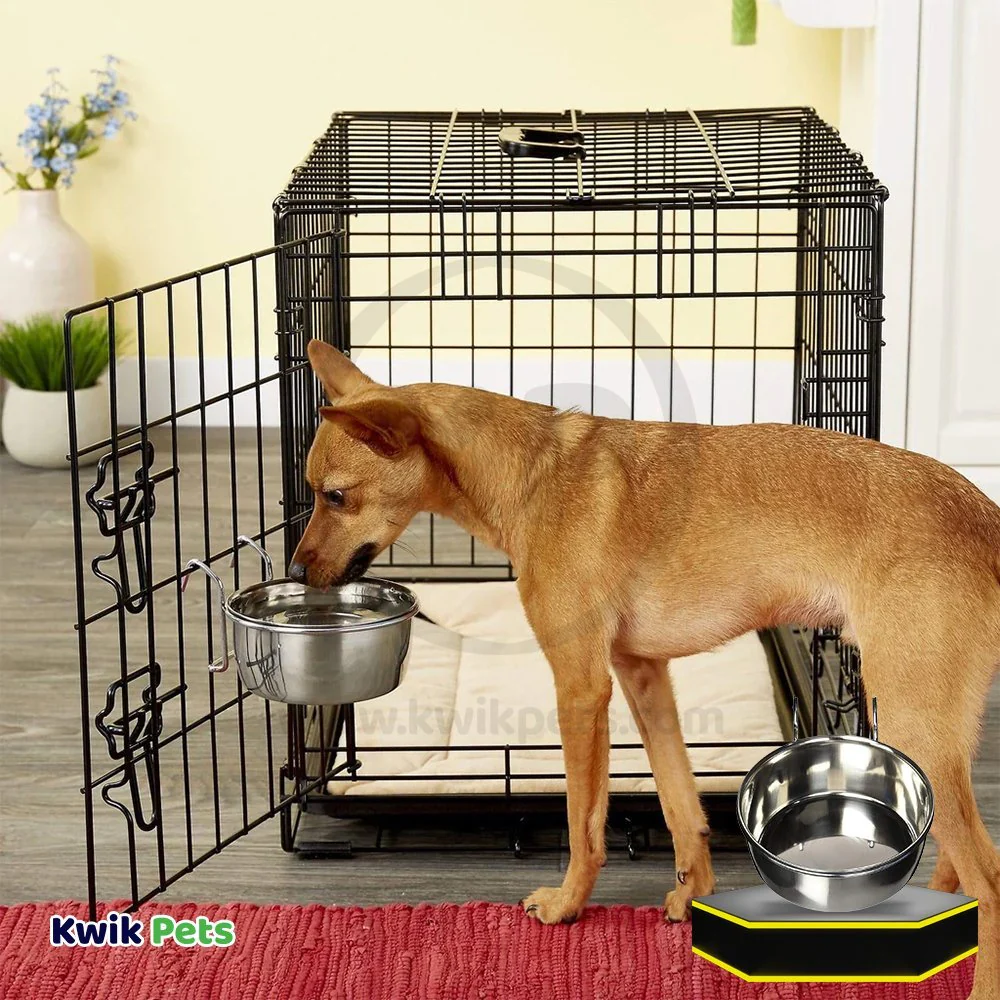 Spot Stainless Steel Coop Cup with Wire Hanger for Dogs, Cats, Birds & Small Pets 30-oz - Image 5