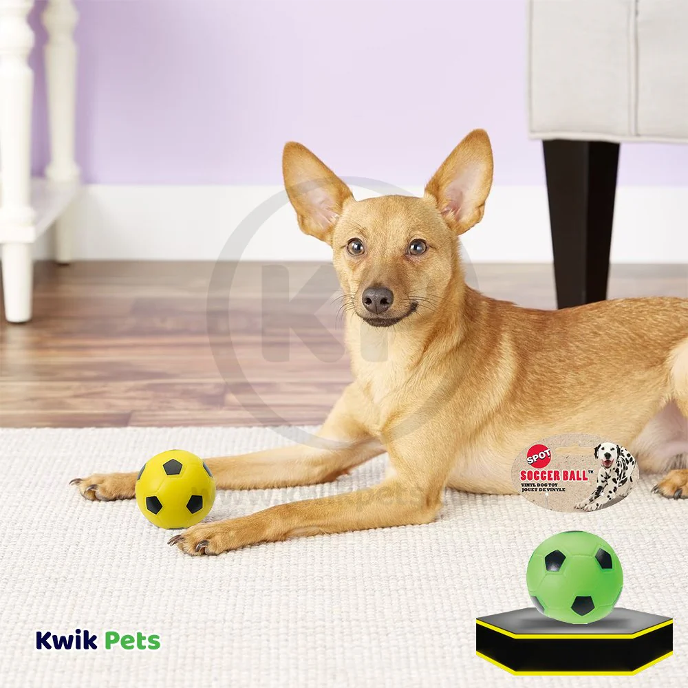 Spot Soccer Ball Dog Toy Assorted 3-in - Image 5