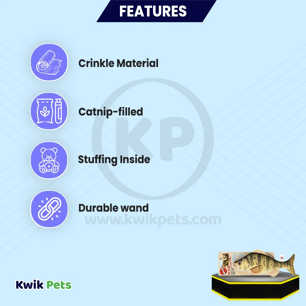 Spot Gone Fishin' Teaser Wand Cat Toy with Catnip Assorted - Image 2