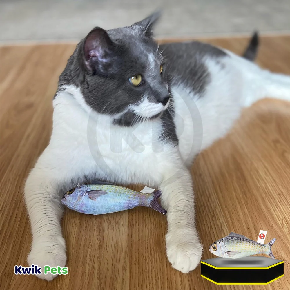 Spot Hug 'N Kick Gone Fishin' Cat Toy with Catnip Assorted X-Large - Image 5