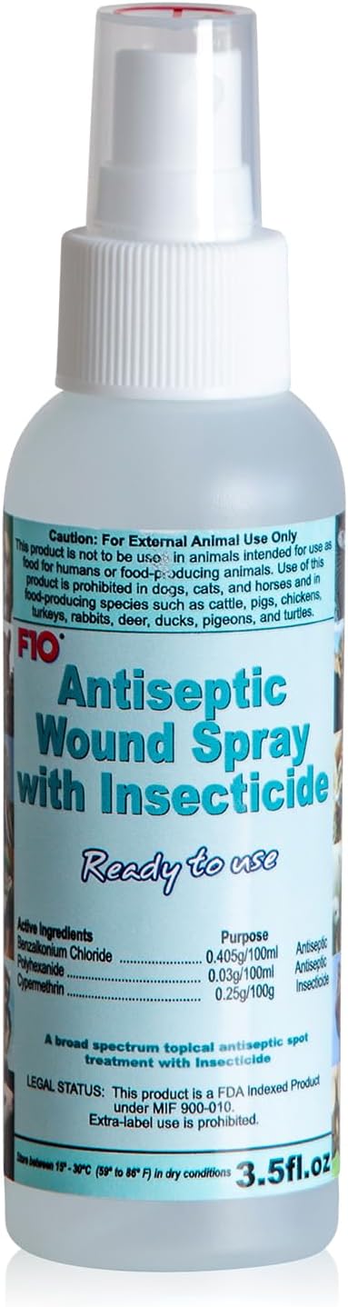 F10 Antiseptic Wound Spray with Insecticide 100ml