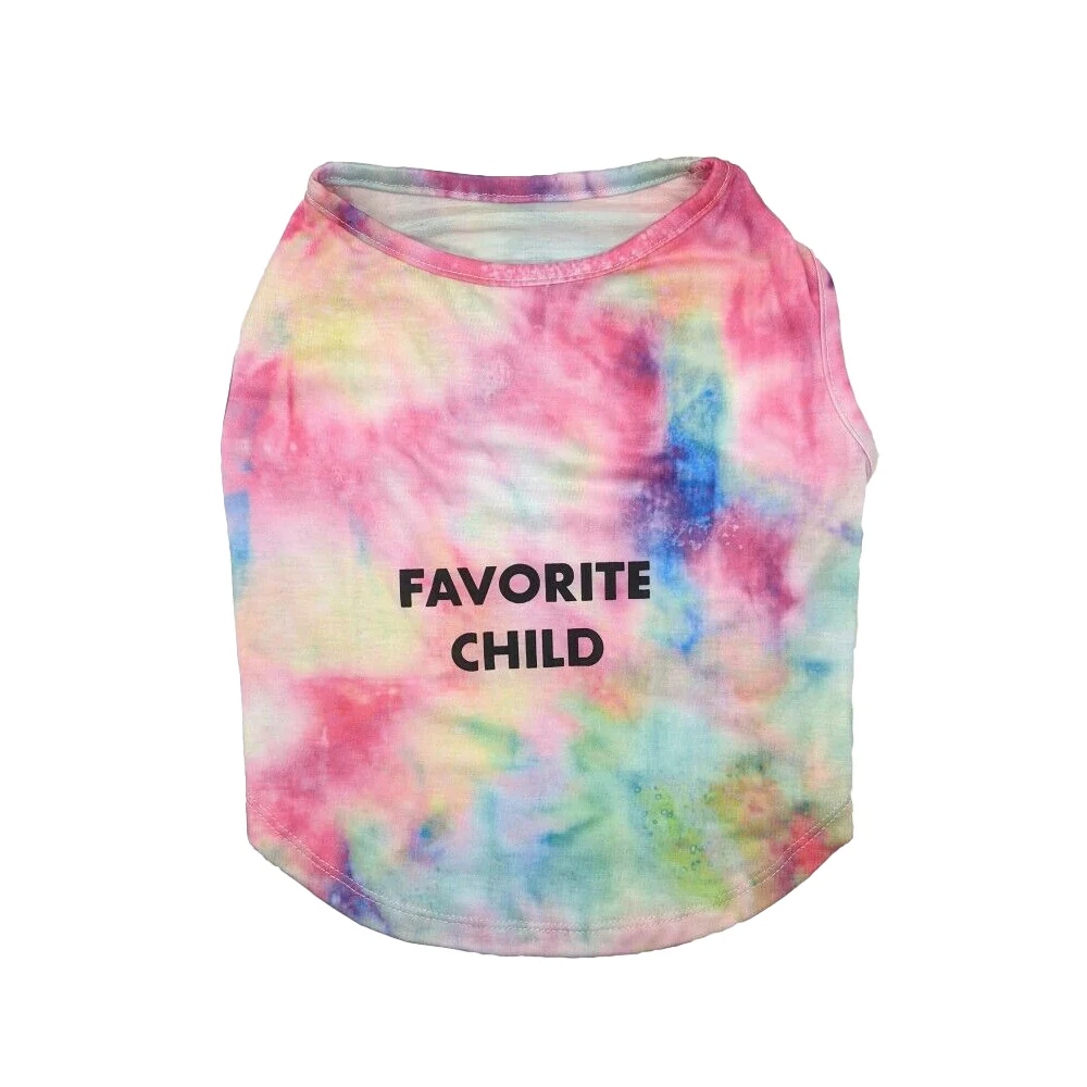 Fashion Pet Cosmo Favorite Child Tee Tie-Dye Large