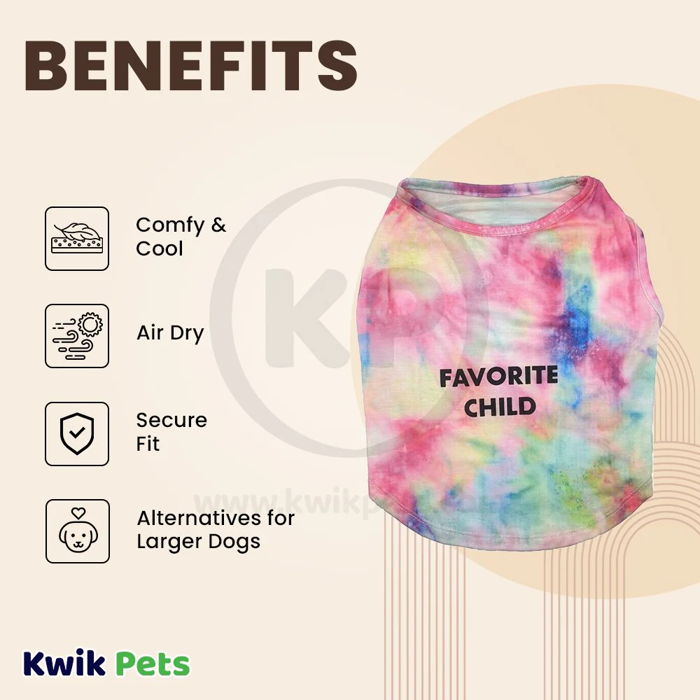 Fashion Pet Cosmo Favorite Child Tee Tie-Dye Large - Image 3