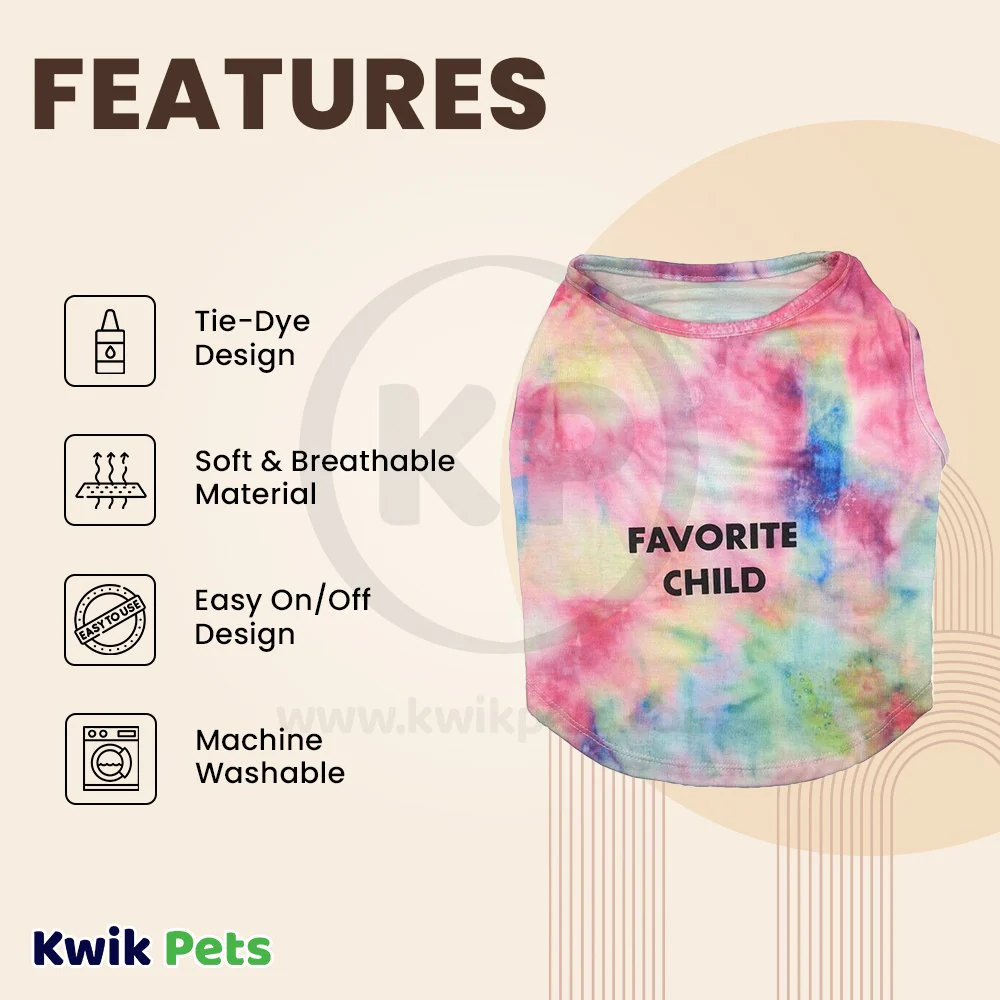 Fashion Pet Cosmo Favorite Child Tee Tie-Dye Small - Image 2