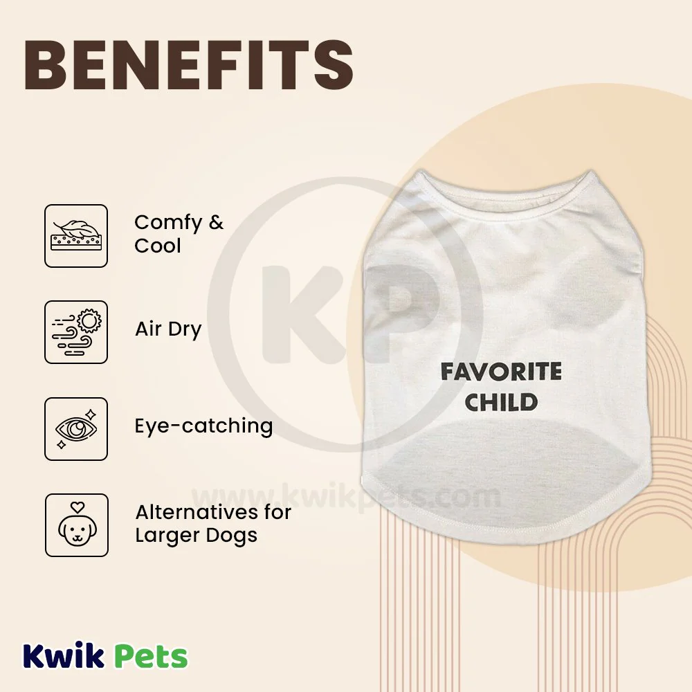 Fashion Pet Cosmo Favorite Child Tee White XL - Image 3