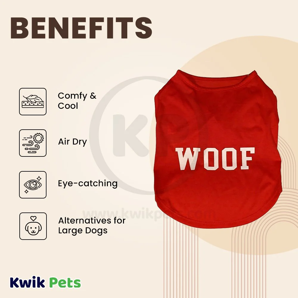 Fashion Pet Cosmo Woof Tee Red XL - Image 3