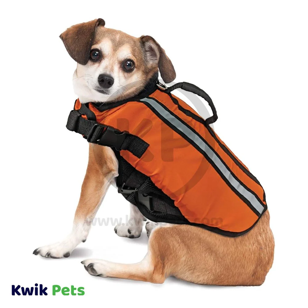 Fashion Pet Dog Life Vest Orange Small - Image 4