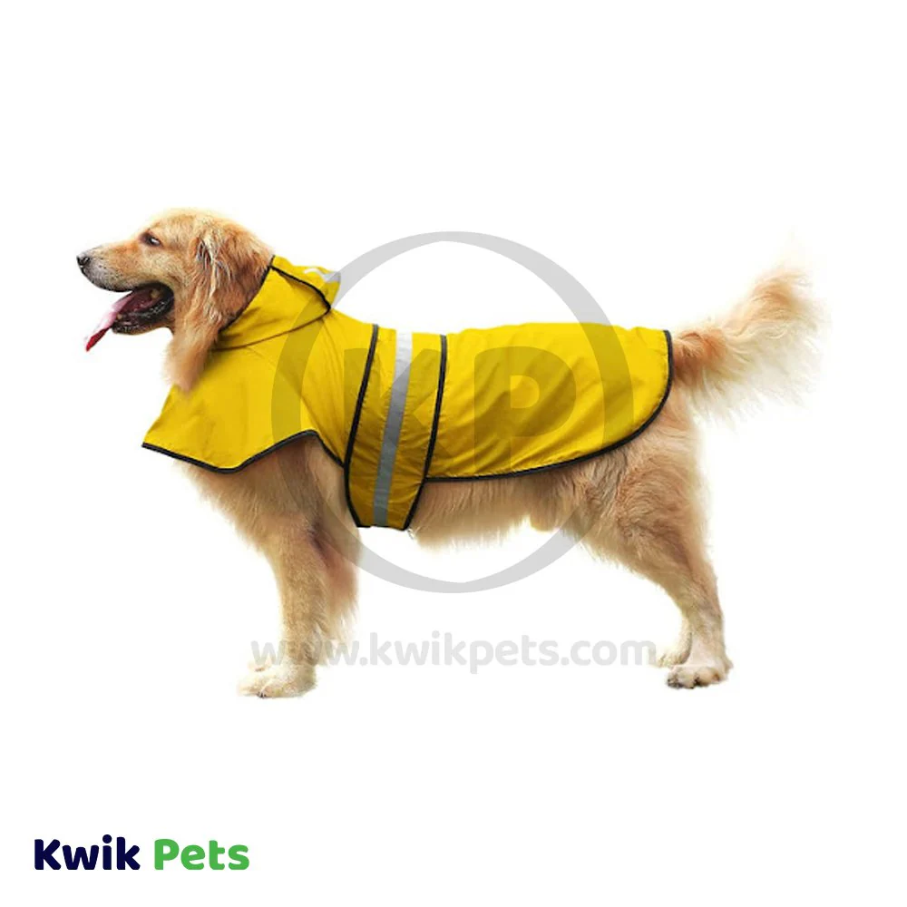 Fashion Pet Rainy Day Slicker Yellow Medium - Image 4