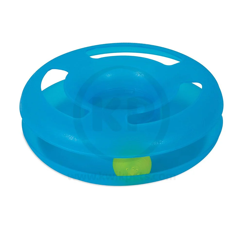 Fat Cat Crazy Circle Catnip Toy Blue Small - Image 4