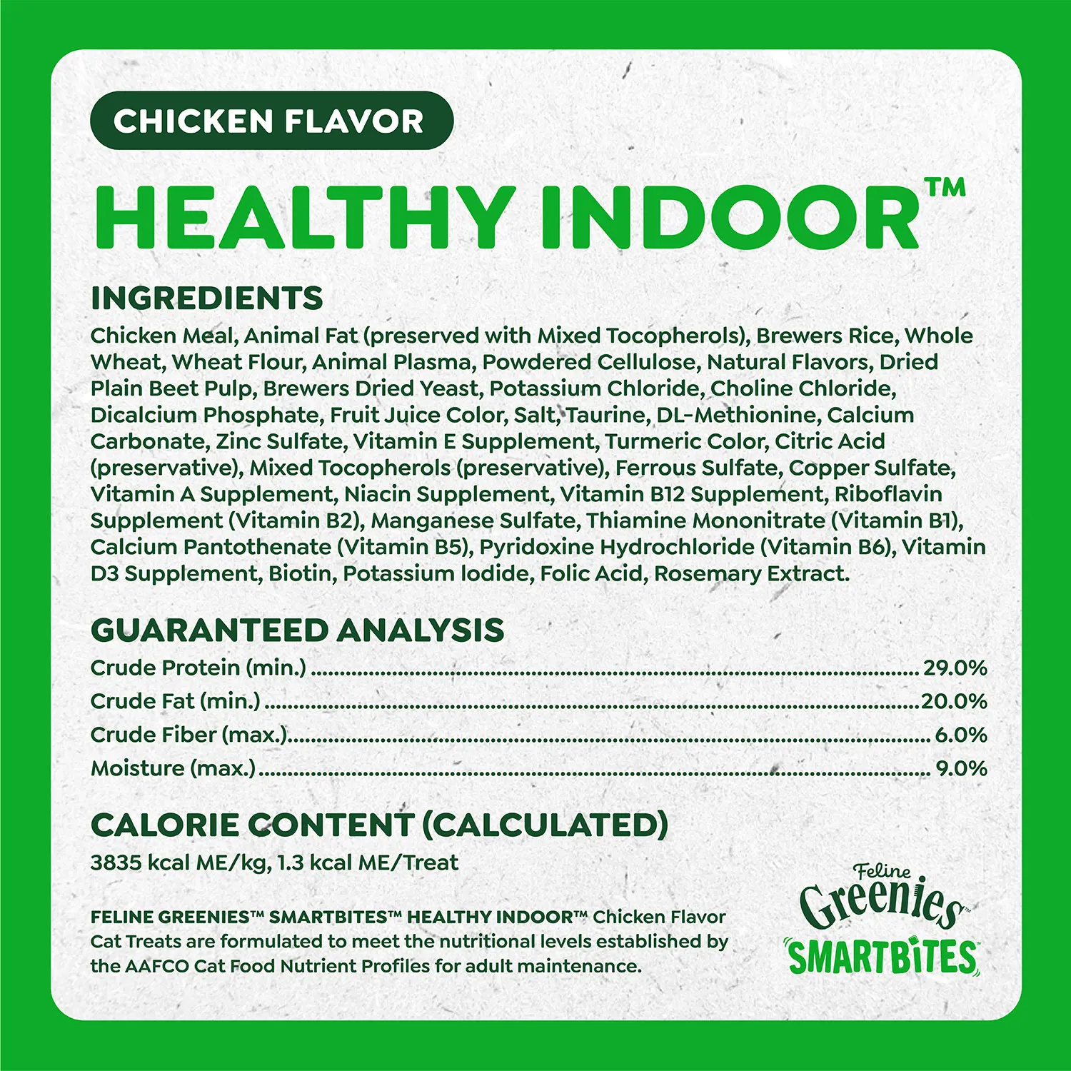 Greenies Feline SmartBites Healthy Indoor Chicken Cat Treats 2.1-oz - Image 8