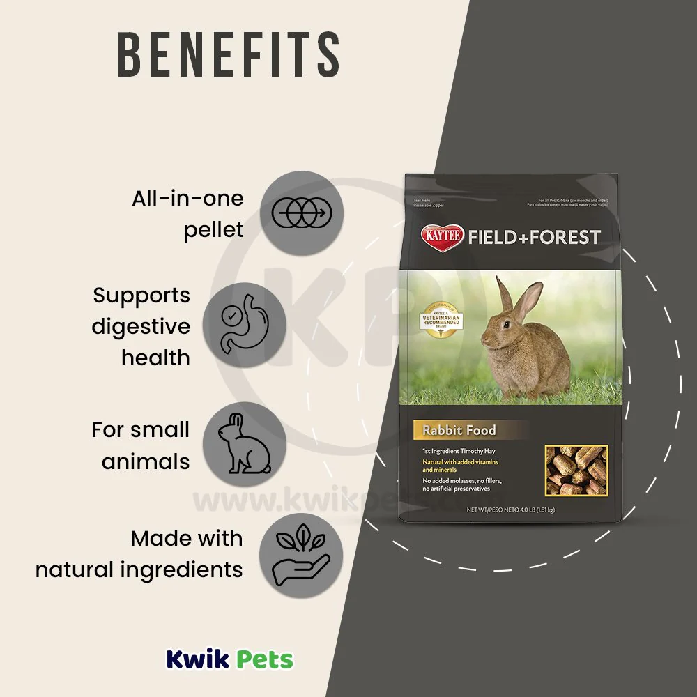 Kaytee Field+Forest Rabbit Food 4-lb - Image 4