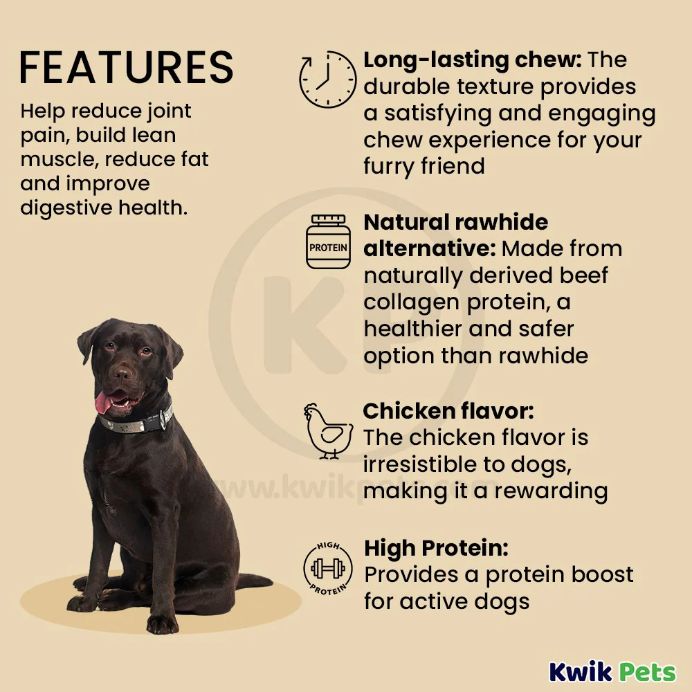 Fieldcrest Farms Nothin' To Hide Roll Dog Treat Chicken 5-in Small - Image 2