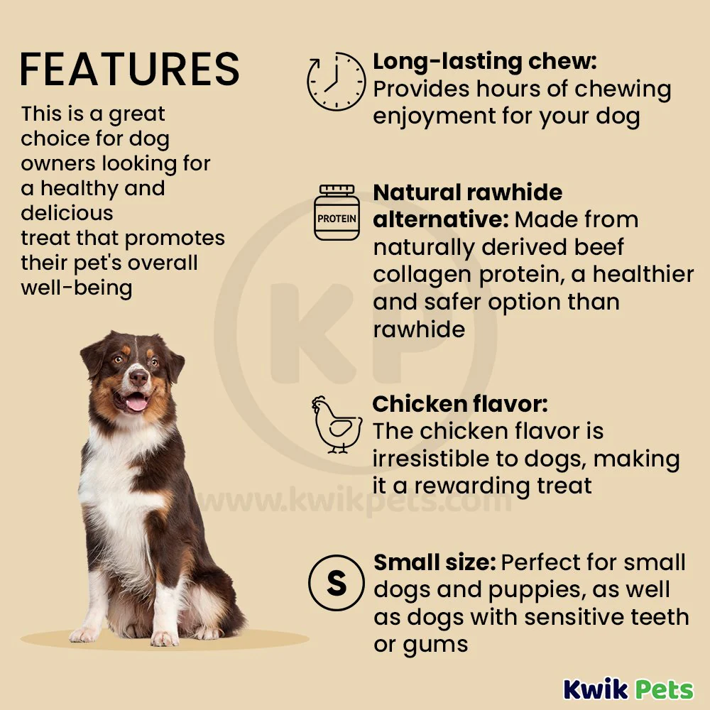 Fieldcrest Farms Nothin' To Hide Small Twist Stix Dog Treat Chicken 10 Count 2.3-oz - Image 3