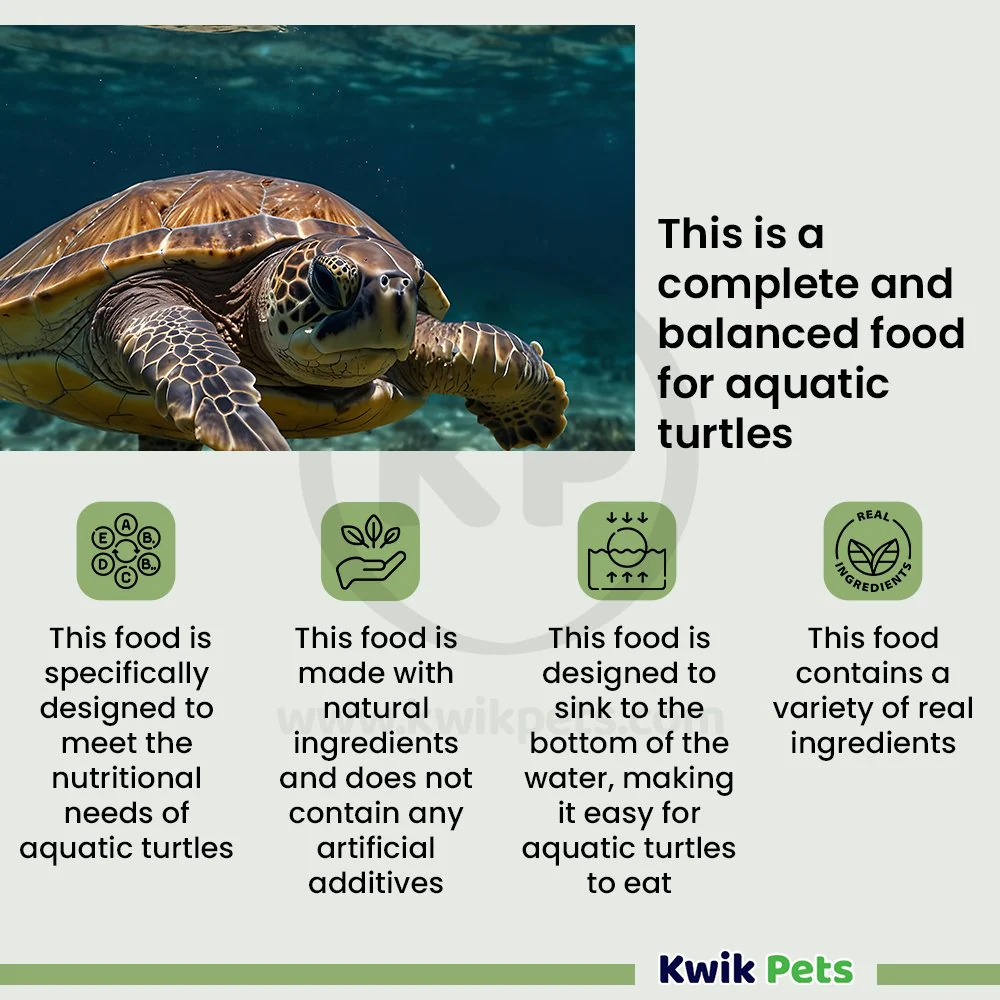 Fluker's Aquatic Turtle Formula Turtle Diet Dry Food 8-oz - Image 4