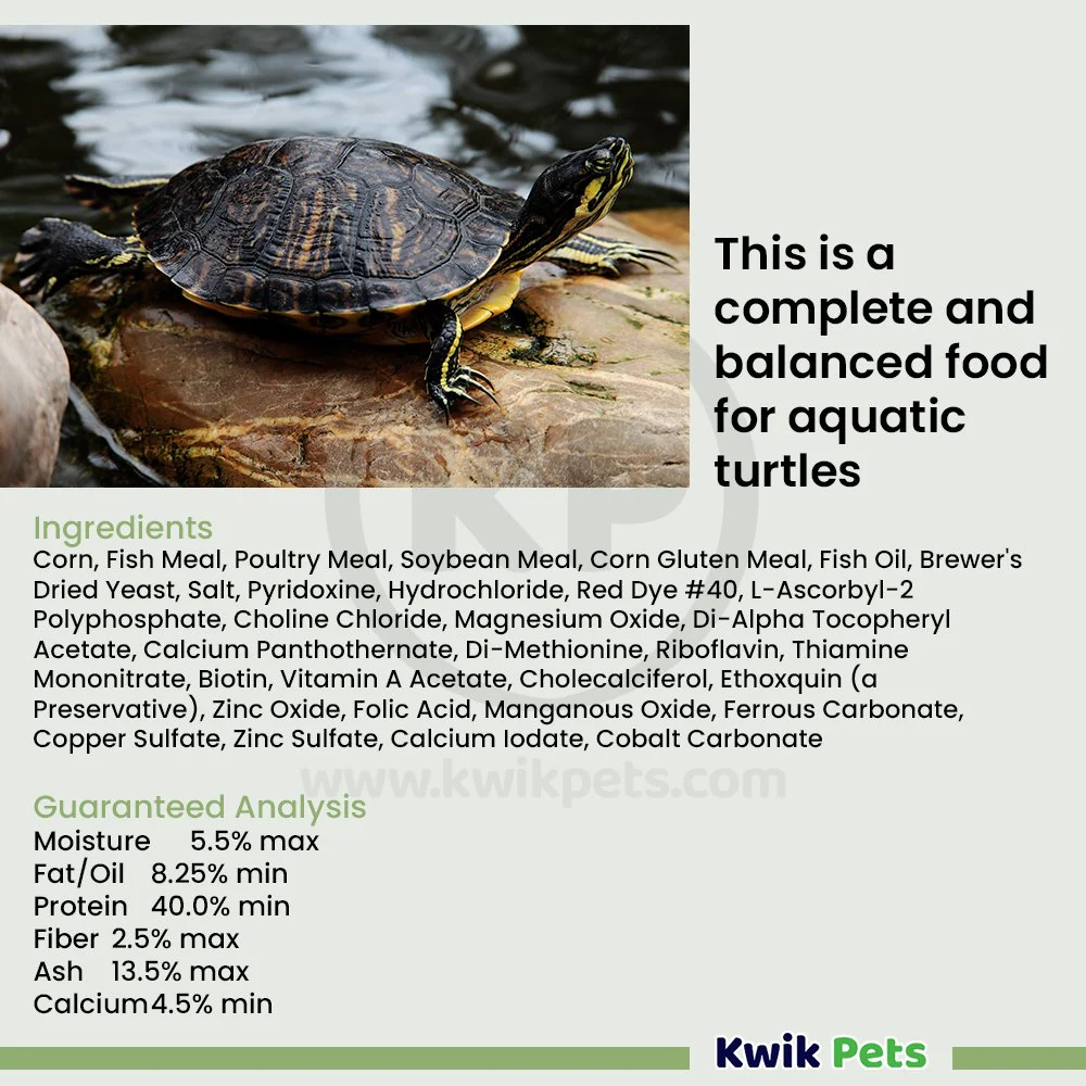 Fluker's Aquatic Turtle Formula Turtle Diet Dry Food 8-oz - Image 6