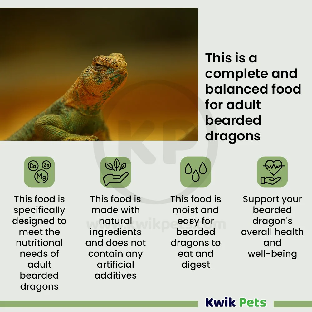 Fluker's Crafted Cuisine Adult Bearded Dragon Diet Dry Food 6.75-oz - Image 2