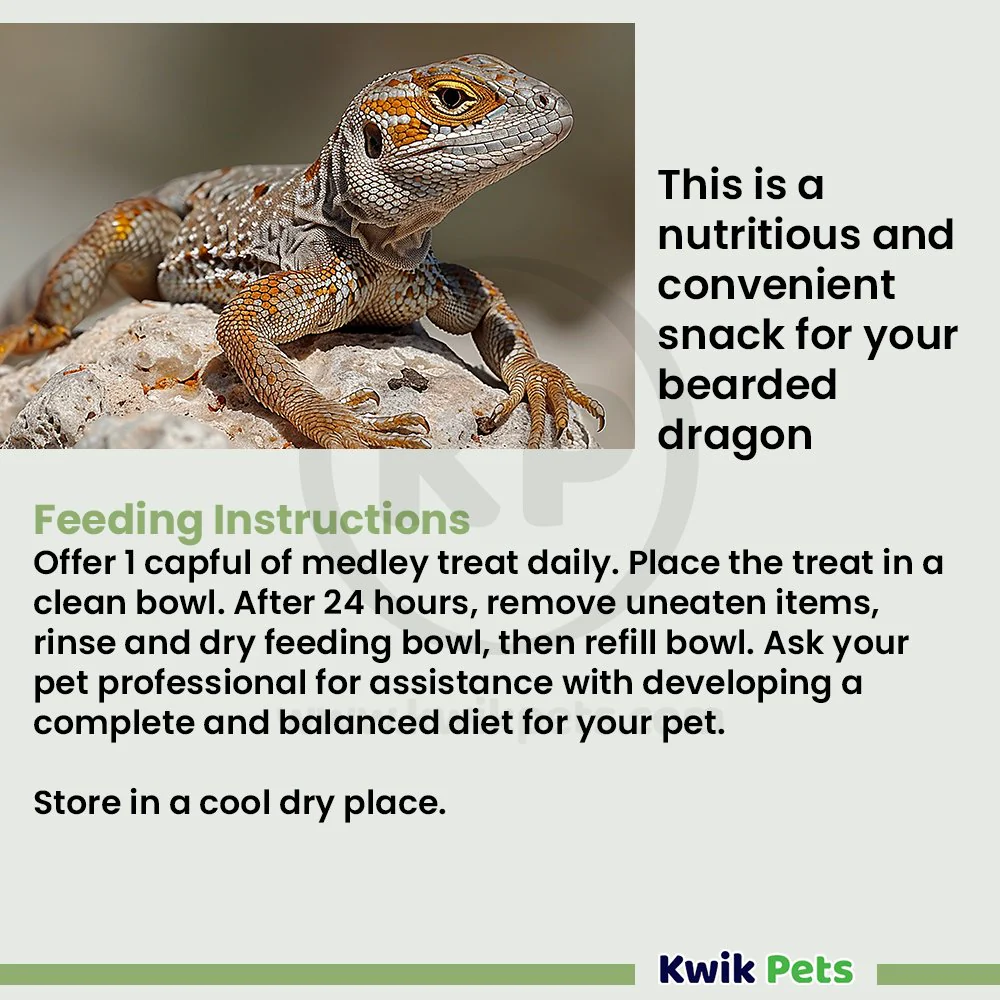 Fluker's Freeze-Dried Medley Treat for Bearded Dragon 1.8-oz - Image 6