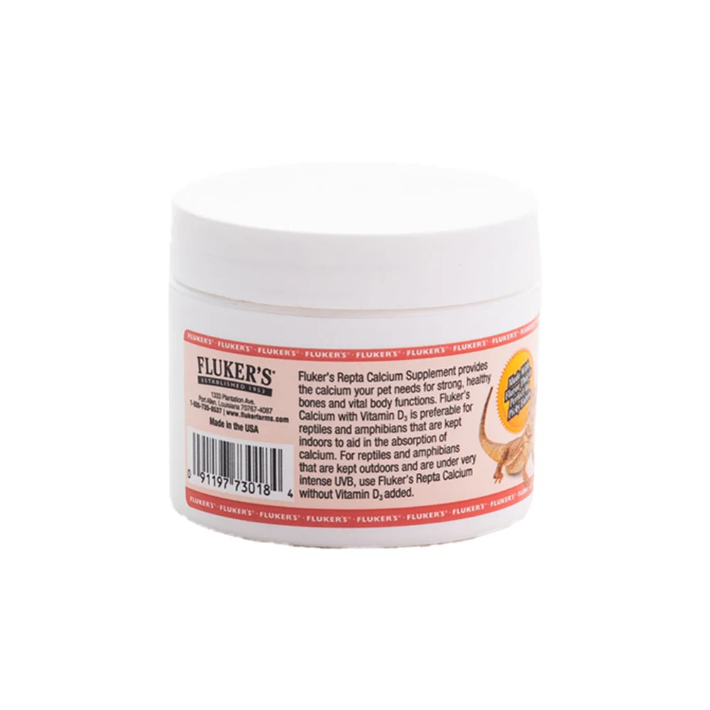 Fluker's Repta Calcium Vitamin D3 Strawberry-Banana Flavored Supplement for Reptiles 4-oz - Image 2