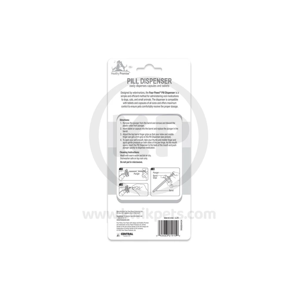 Four Paws Healthy Promise Pill Dispenser for Dogs, Cats & Small Animals - Image 2