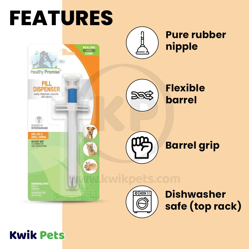 Four Paws Healthy Promise Pill Dispenser for Dogs, Cats & Small Animals - Image 3