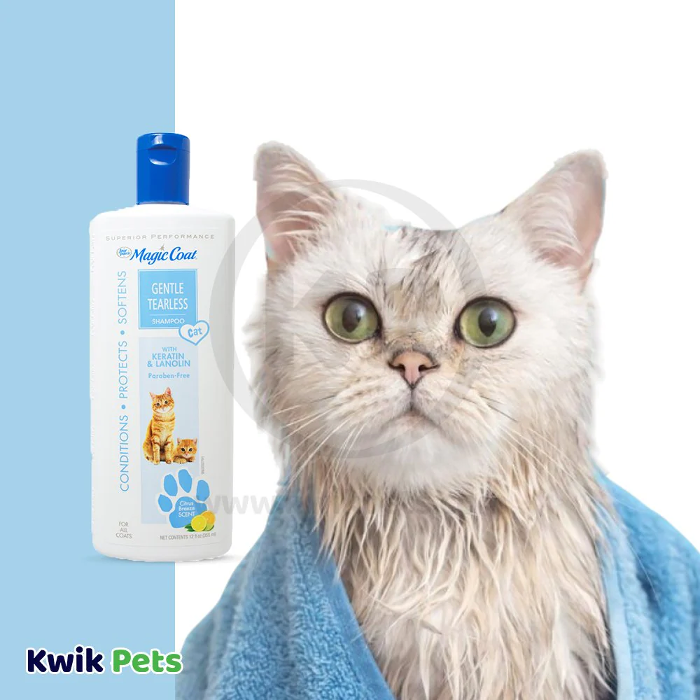 Four-Paws Magic Coat Gentle Tearless Cat Shampoo 12-oz - Image 5