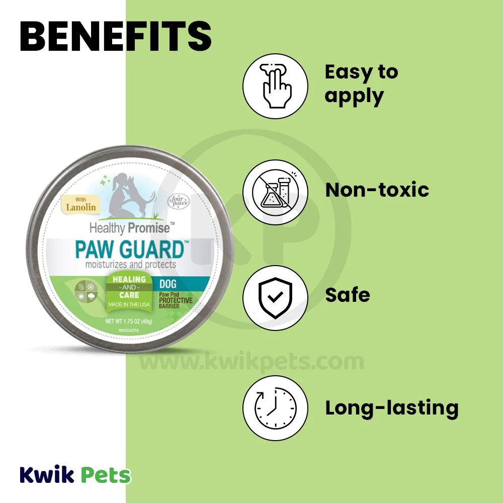 Four Paws Healthy Promise Paw Guard Dog Paw Balm with Lanolin 1.75-oz - Image 4