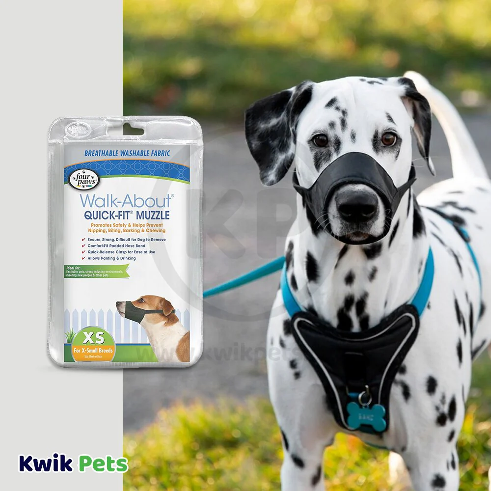 Four Paws Walk-About Quick-Fit Dog Muzzle Small - Image 5