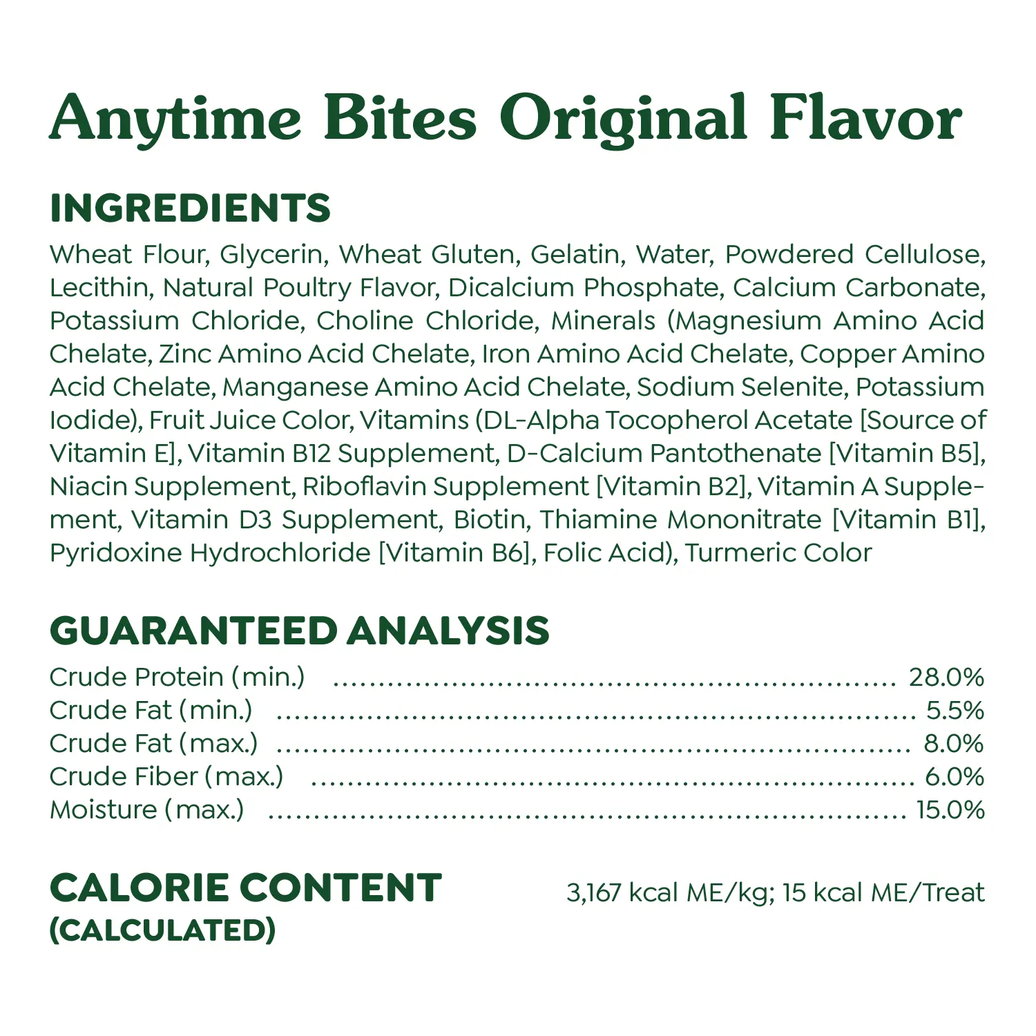 Greenies Anytime Bites Bite-Size Dog Dental Treats Original 10.3-oz - Image 5