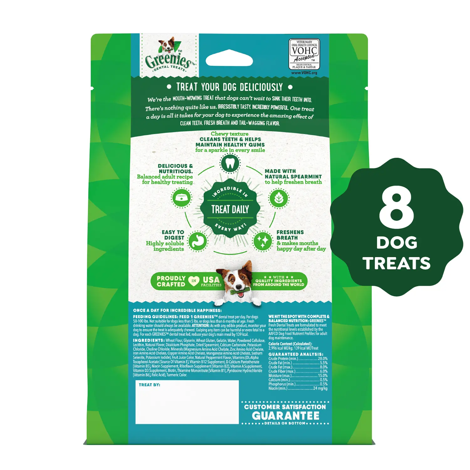 Greenies Fresh Dog Dental Treats Large 12-oz 8 Count - Image 3