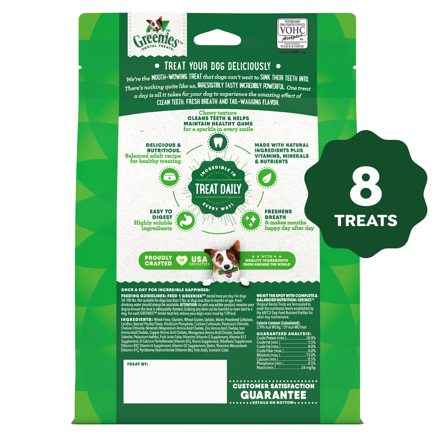 Greenies Original Dog Dental Treats Large 12-oz 8 Count - Image 3