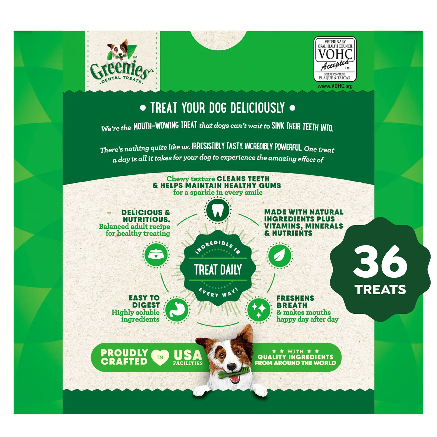 Greenies Original Dog Dental Treats Regular 36-oz 36 Count - Image 3