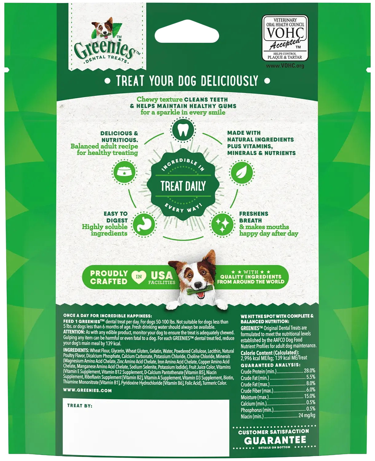 Greenies Original Dog Dental Treats Large 6-oz 4 Count - Image 2