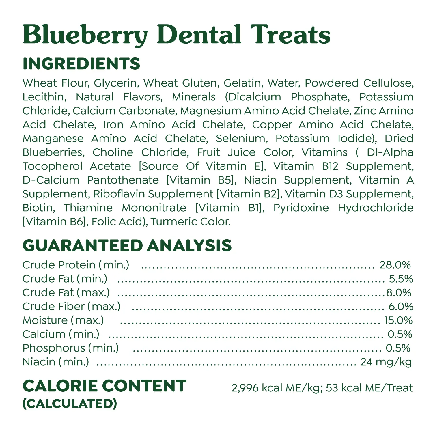 Greenies Blueberry Dog Dental Treats Petite 12-oz 20 Count - Image 7