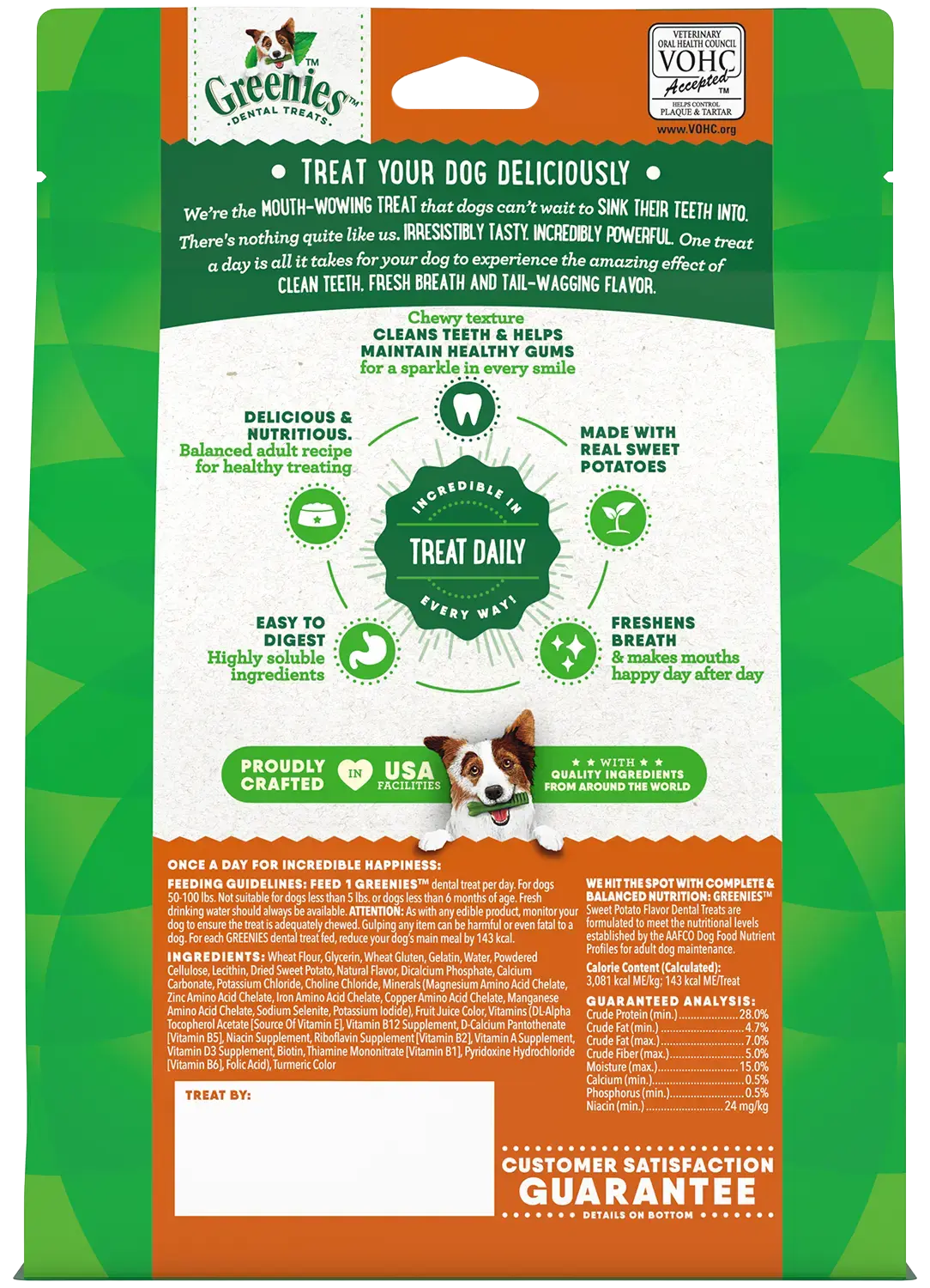 Greenies Sweet Potato Dog Dental Treats Large 12-oz 8 Count - Image 2