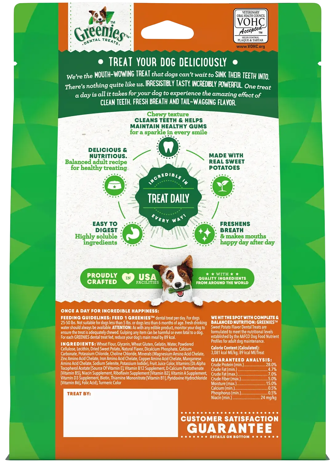 Greenies Sweet Potato Dog Dental Treats Regular 12-oz 12 Count - Image 2