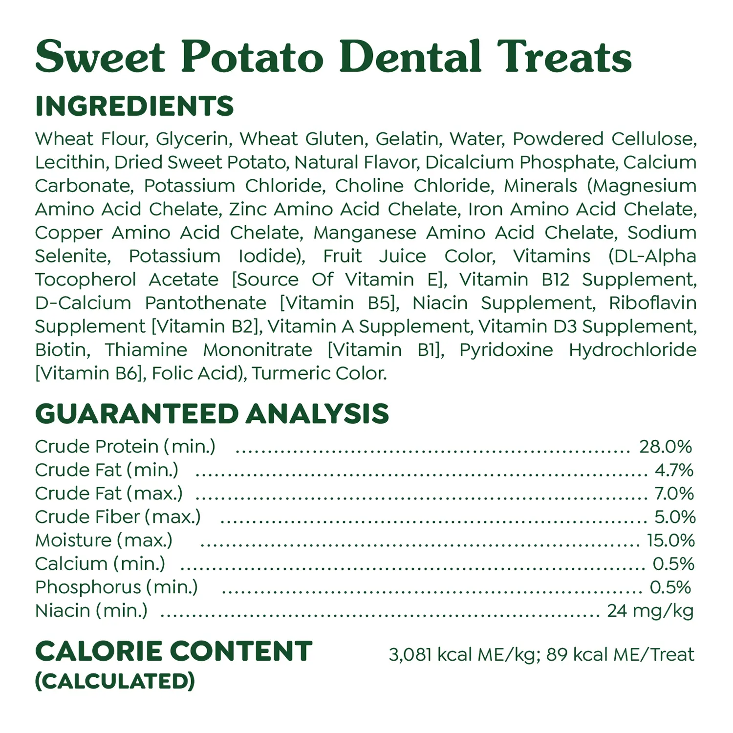 Greenies Sweet Potato Dog Dental Treats Regular 12-oz 12 Count - Image 7