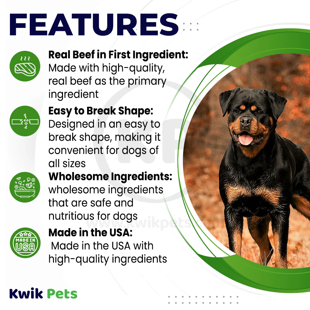Happy Howie's Beef Woof Stix Dog Treat 6-in 13 Count - Image 3