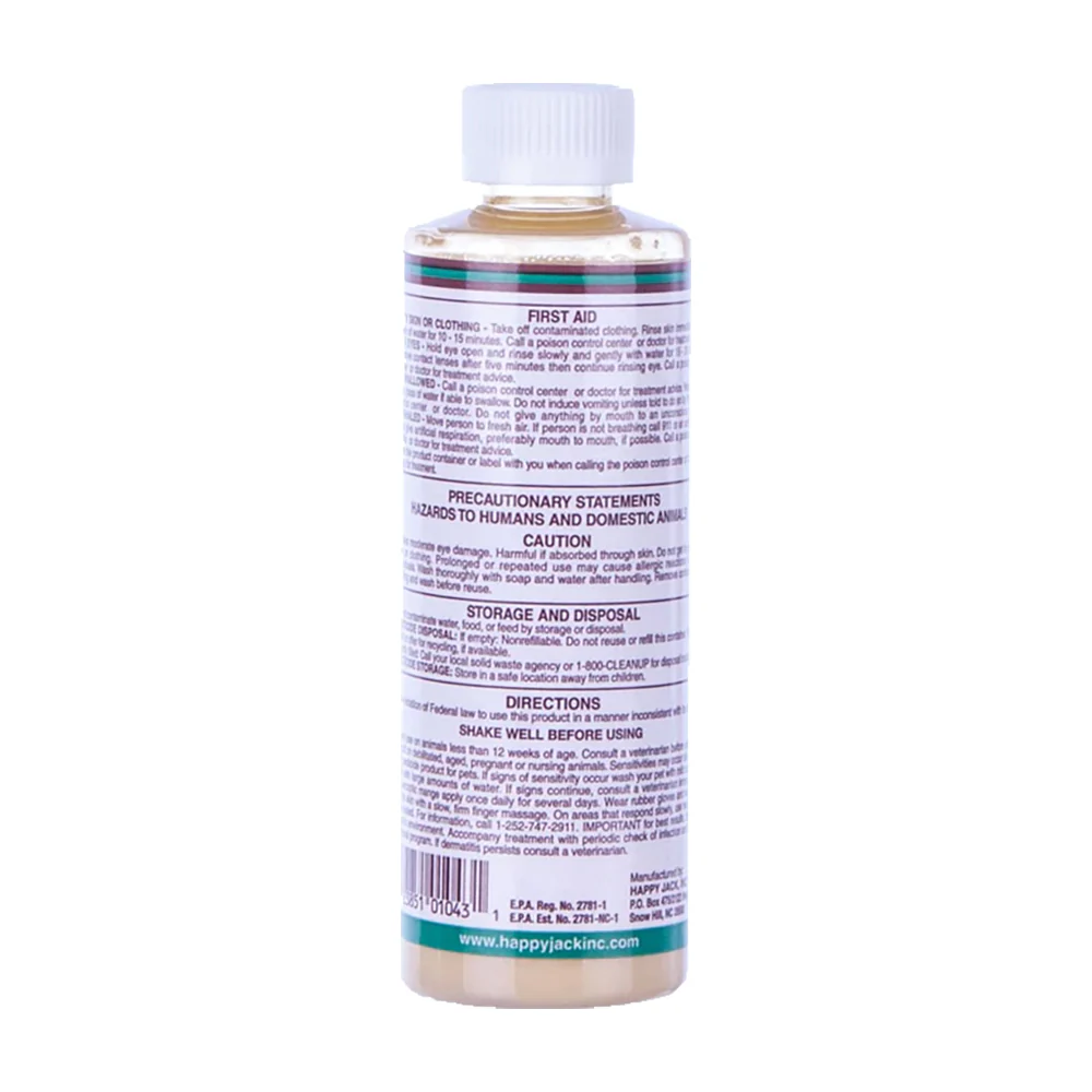 Happy Jack Sarcoptic Mange Medicine for Dogs & Horses 8-oz - Image 2