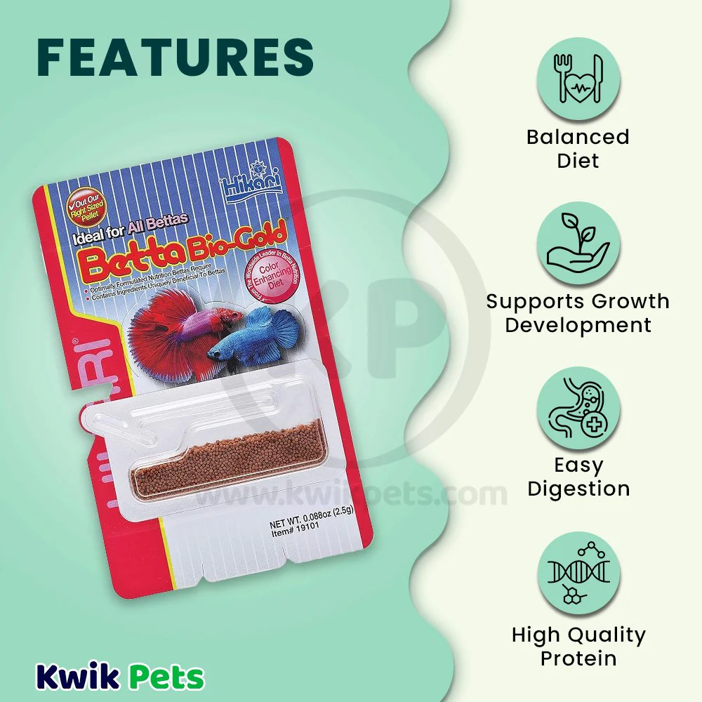 Hikari USA Betta BioGold Pellets Fish Food 0.088-oz - Image 3