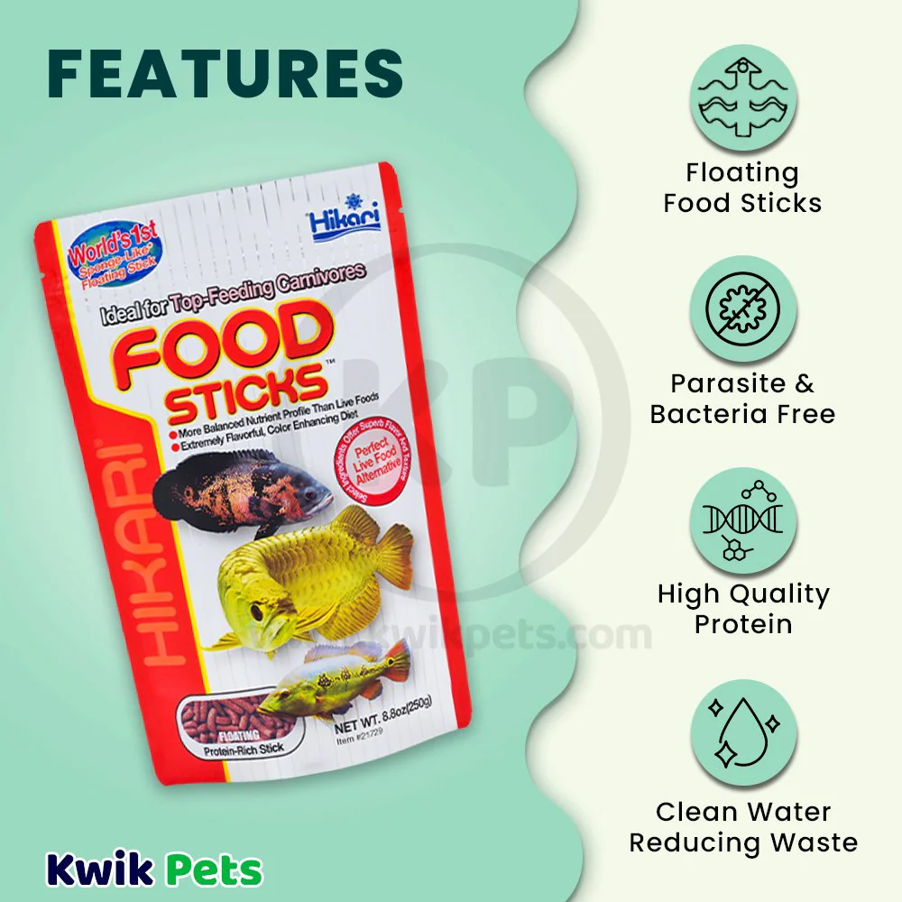 Hikari USA Food Sticks Floating Fish Food 8.8-oz - Image 2