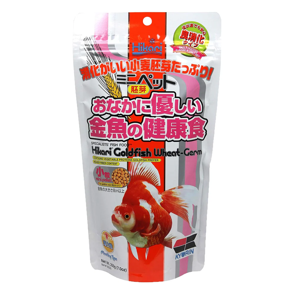Hikari USA Goldfish Wheat-Germ Floating Mini Pellets Fish Food 7-oz