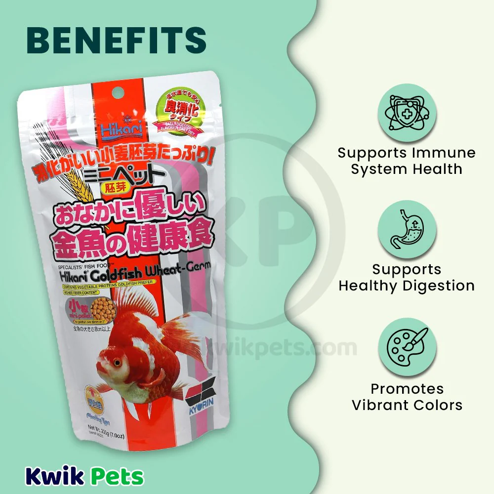 Hikari USA Goldfish Wheat-Germ Floating Mini Pellets Fish Food 7-oz - Image 3