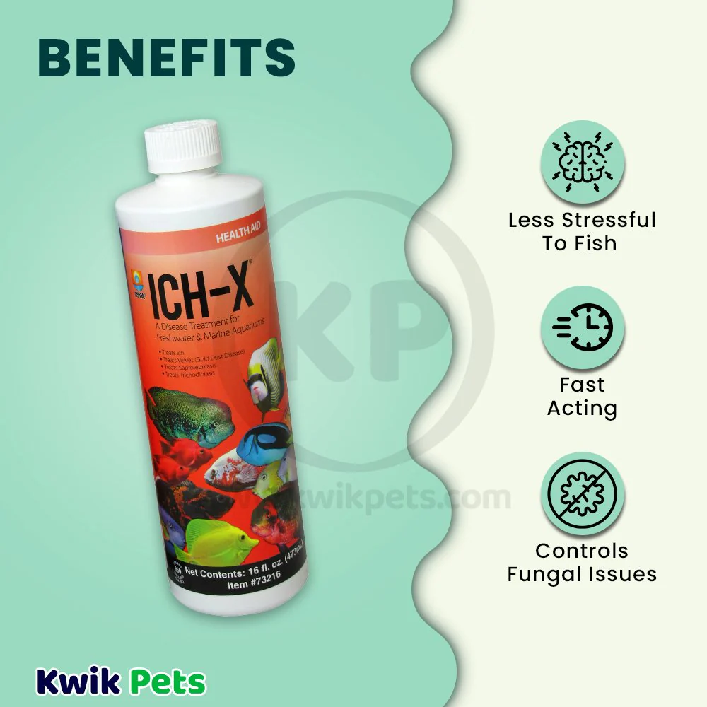 Aquarium Solutions Ich-X Liquid Treatment 16-oz - Image 3