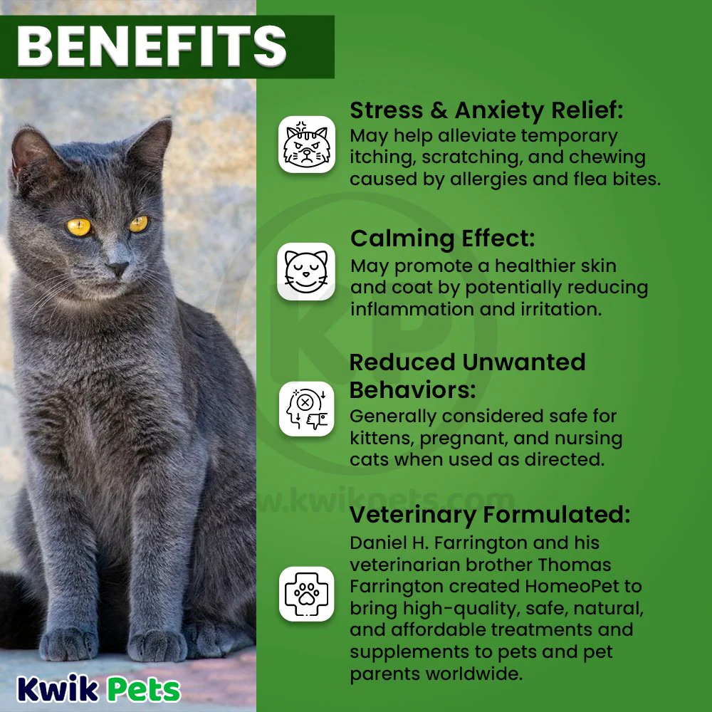 HomeoPet Feline Anxiety Relief Calming Supplement for Cats 15 ml - Image 4