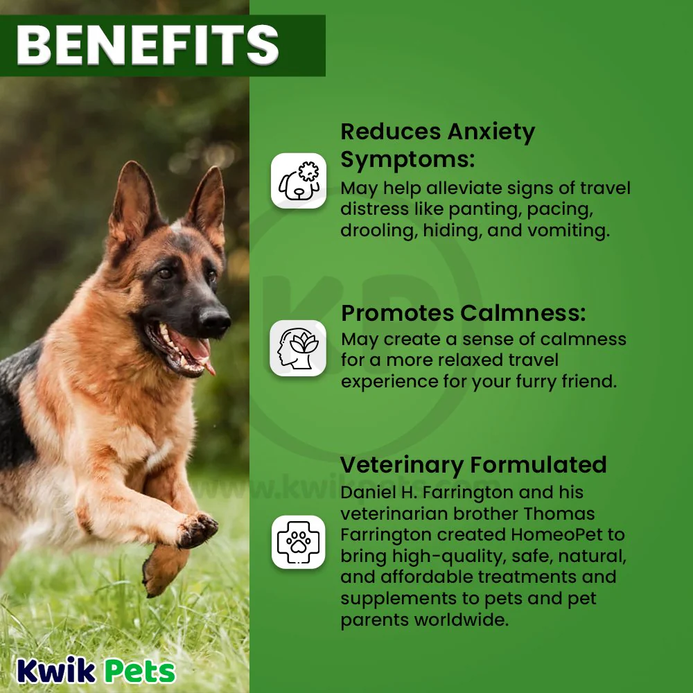 HomeoPet Travel Anxiety Supplement for All Pets 15 ml - Image 4